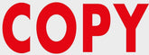 The COLOP Printer 20 L04 COPY White / Red Stamp is a professional and efficient stamp, perfect for everyday use. Easily mark copies with its clear and bold design, allowing for organized paperwork and increased productivity. Made with high-quality materials, this stamp is durable and reliable for long-term use. Colop Self Ink Stamp COPY